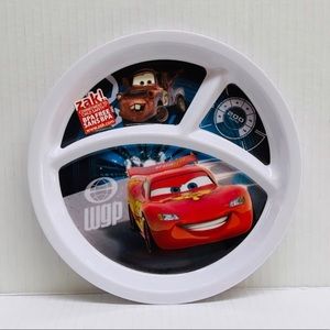 Disney Cars kids compartment plate by Zak Designs - BPA FREE